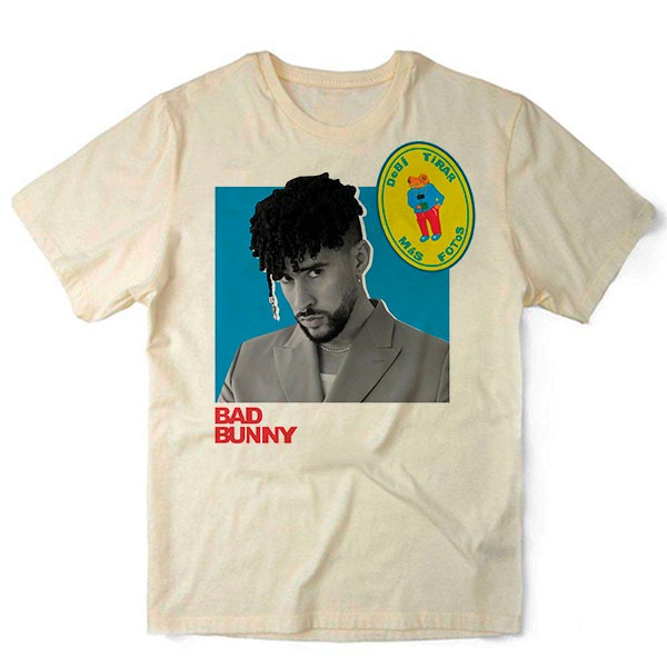 Camiseta Algodao Bad Bunny Debi Tirar Mas Fotos Rapper Pop Friviao Unissex