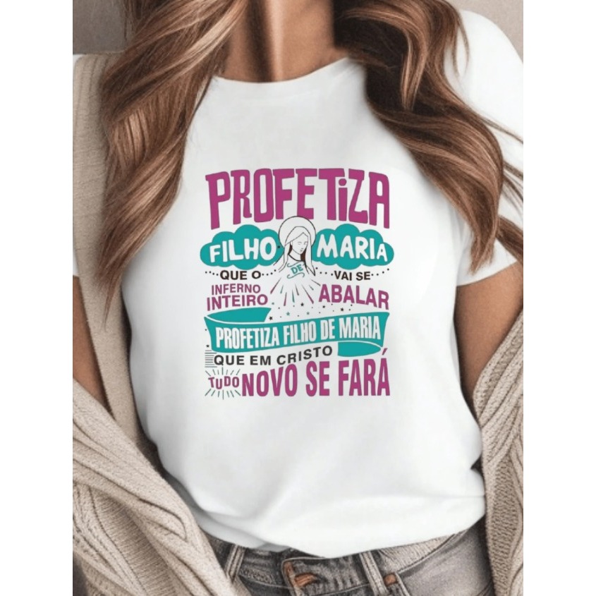 Blusa Profetiza Filho de Maria: Onde Comprar | BuscaProdutos