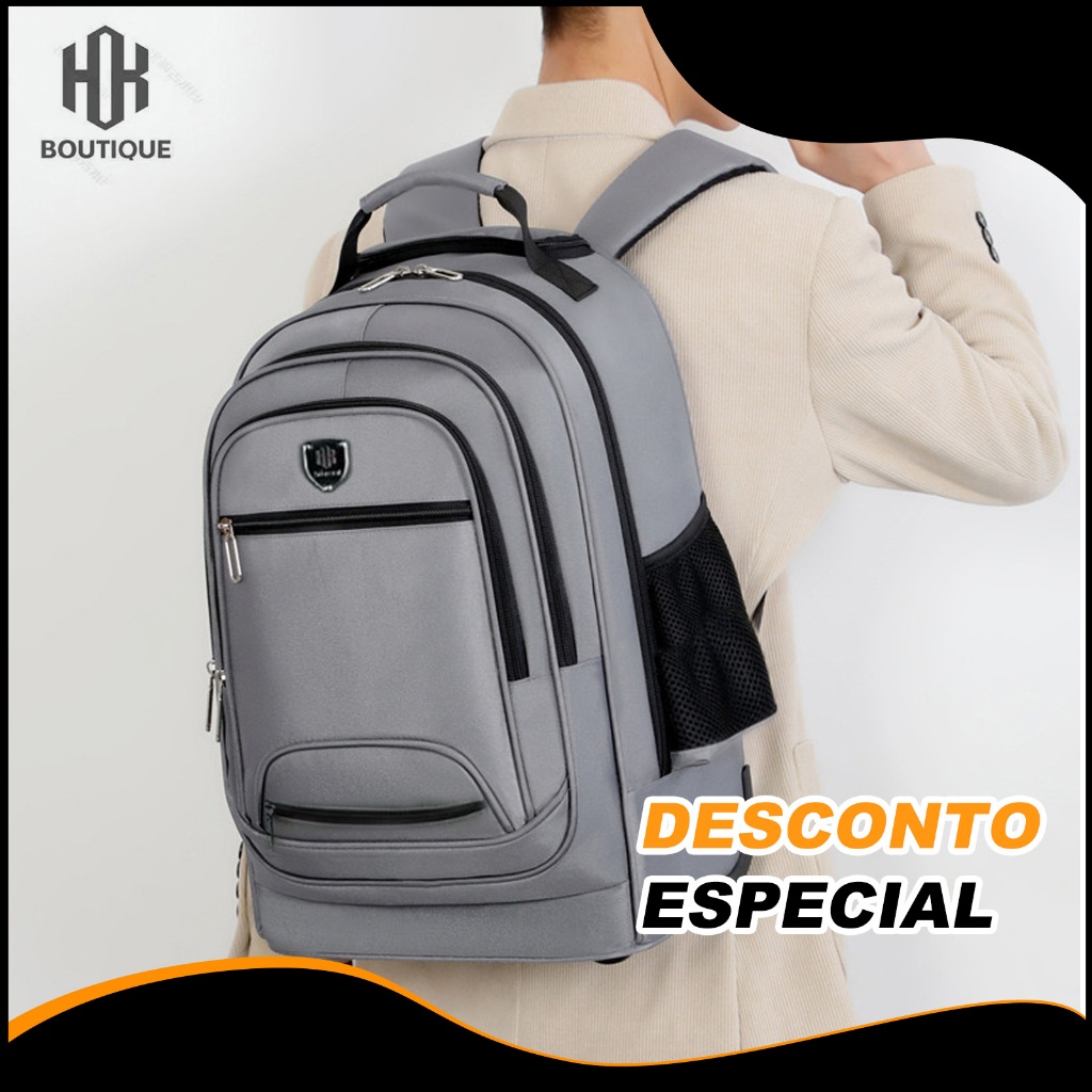 Mochila Mala Reforçada Notebook Impermeável Escolar Trabalho