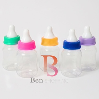 kit 20 un mini mamadeiras plásticas -para lembrancinhas - chá de bebe- chá revelação em Oferta na Shopee