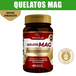 Magnésio  Bisglicinato Quelato Matéria Prima Importada 60 e 120 Cápsulas em Oferta na Shopee