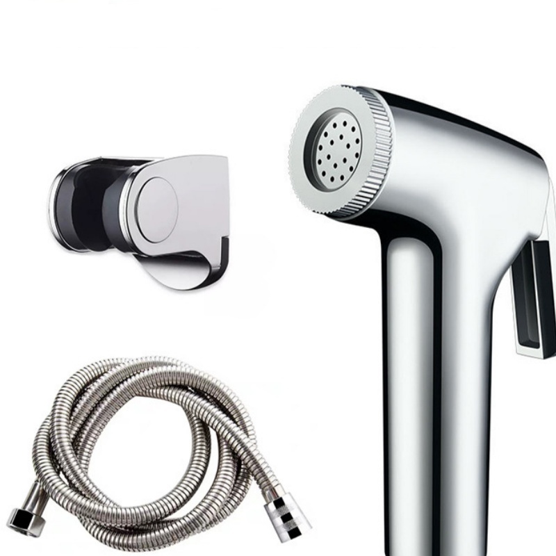 Ducha Higiênica Para Banheiro Completa Luxo Inox núcleo da válvula de cobre 1,2m Chuveirinho