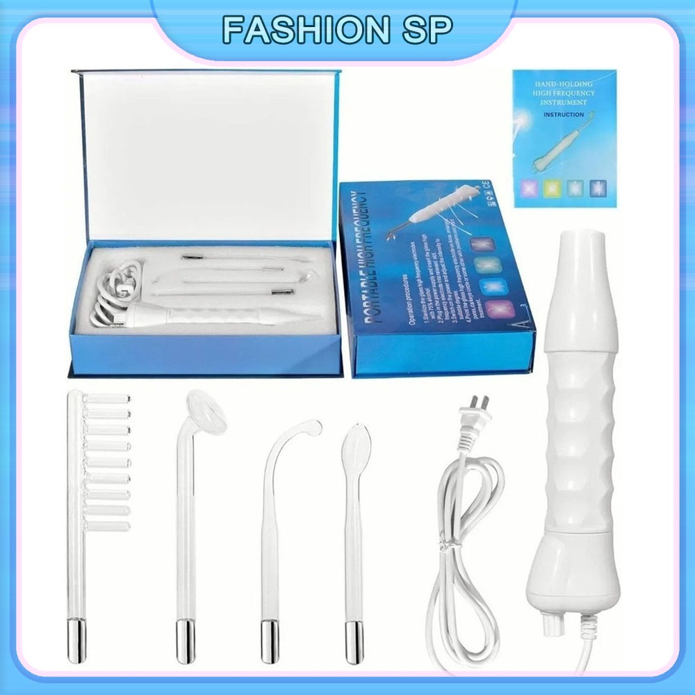 Alta Frequência Limpeza De Pele Aparelho Estético Alta Frequência Portátil Facial E Capilar Ozone Skin Therapy Device