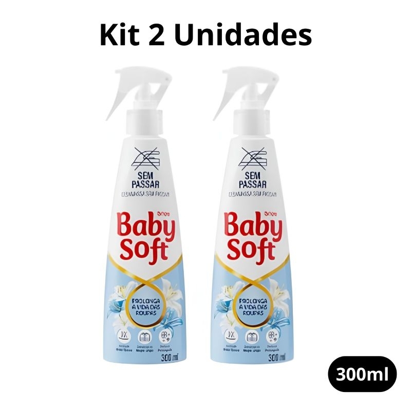 Kit 2 Sem Passar Infinity Care da Baby Soft 100ml