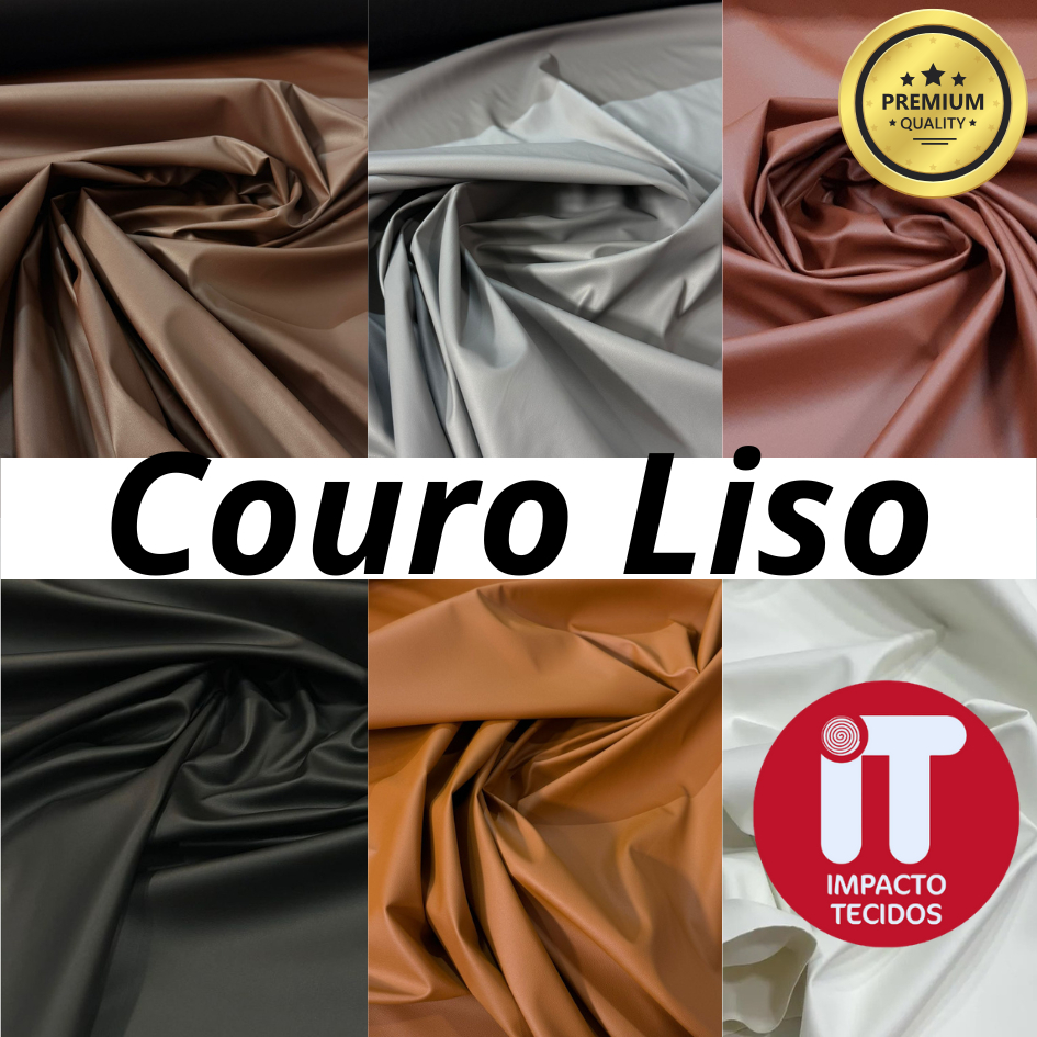 Tecido corino Couro Sintético largura 1,40m Courino Korino Para Roupas e Estofados CORES em Oferta na Shopee