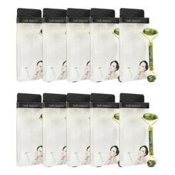 Kit Com 10 Rolinho Facial Pedra De Jade Massageador Atacado