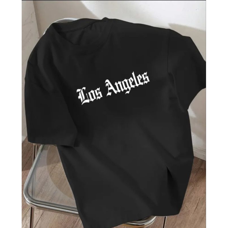 Camiseta Infantil LOS ANGELES Lançamento Premium Confortável Estilosa Gola Redonda 100% Algodão em Oferta na Shopee