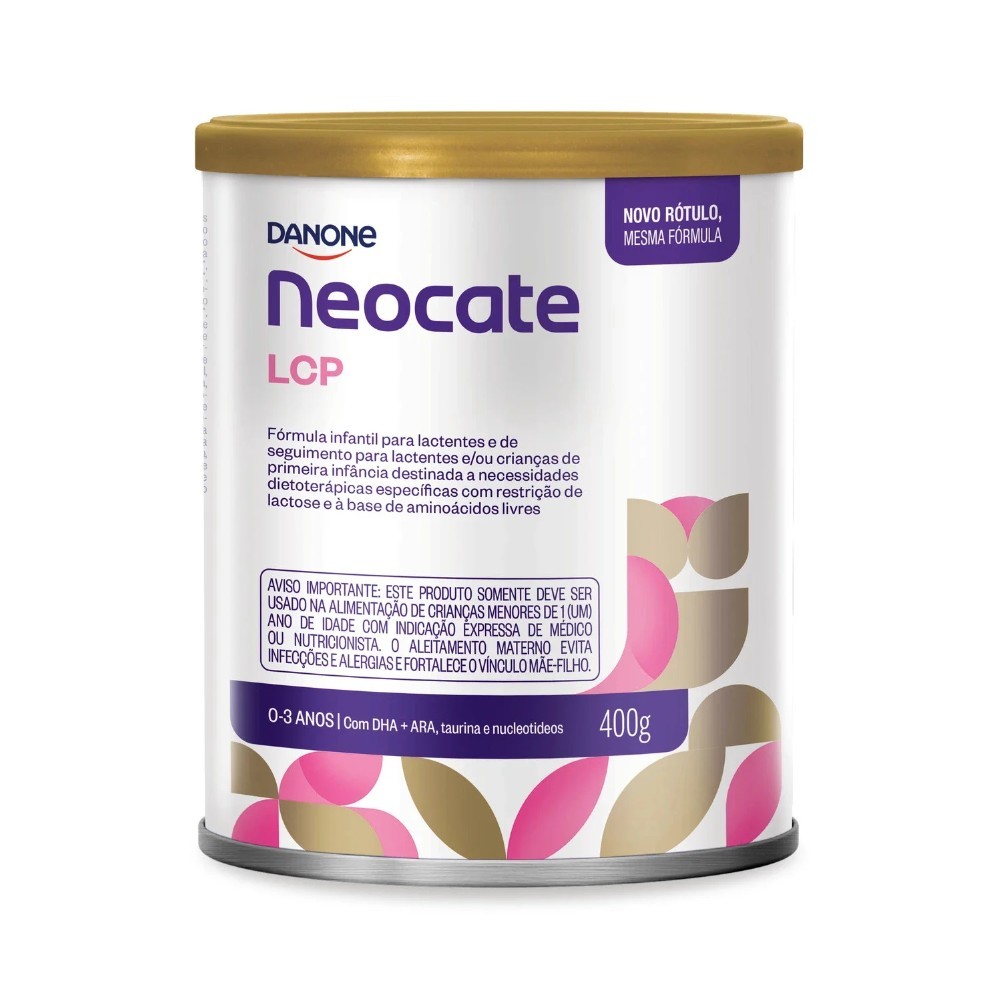 Neocate LCP Danone 400g | Fórmula Infantil Original Lacrada com Nota