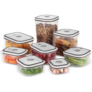 Conjunto Kit Potes Herméticos Electrolux - 8 unidades, Plástico em Oferta na Shopee
