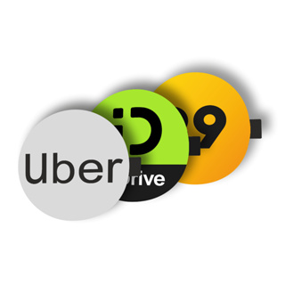 Adesivo Uber 99 Indrive Removível Compativel ao Oficial em Oferta na Shopee