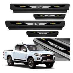 Soleira Protetor Porta Plus Adaptável S10 2012 2013 2014 2015 2016 2017 2018 2019 2020 2021 2022 promoção