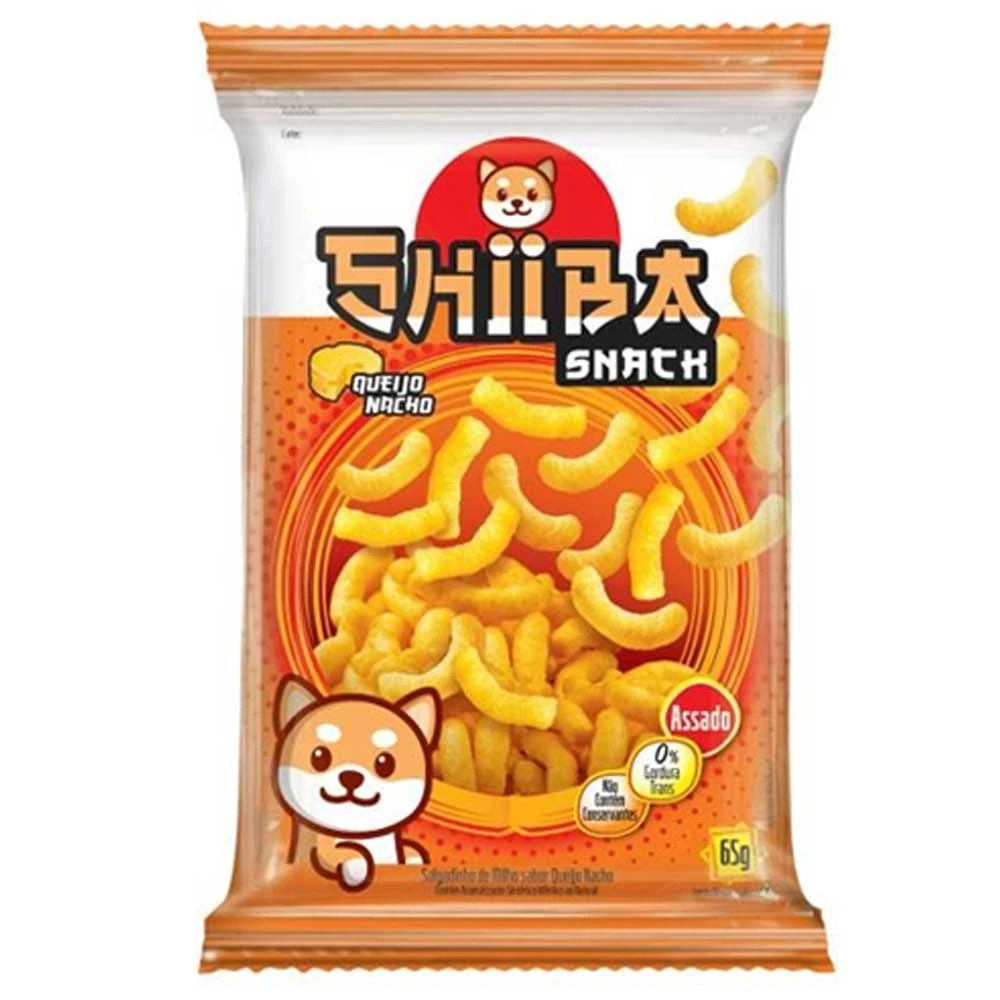 Salgadinho Shiba Snack Queijo Nacho 65g Ebicen em Oferta na Shopee