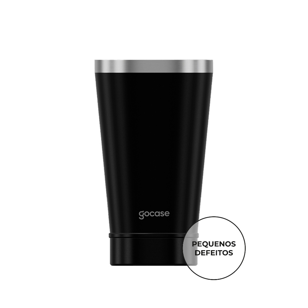 Outlet Copo Térmico Gocase Leves Defeitos Aço Inox 470ml - Home & Living