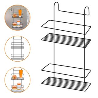 Porta Shampoo e Sabonete para Box de Banheiro Aramado Preto em Oferta na Shopee