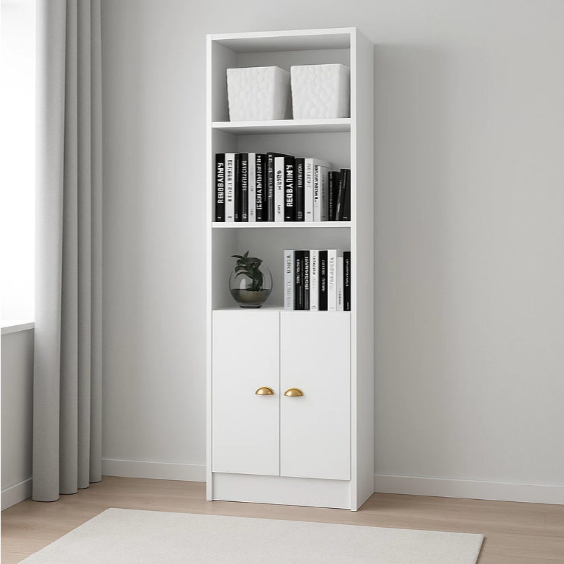 QUEIMA DE ESTOQUE - Estante Livreiro Multiuso Organizador com 2 Portas E&A