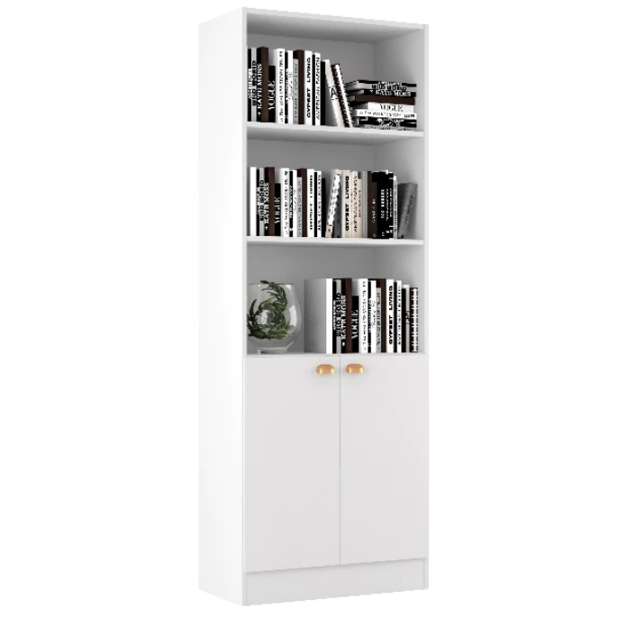 QUEIMA DE ESTOQUE - Estante Livreiro Multiuso Organizador com 2 Portas E&A