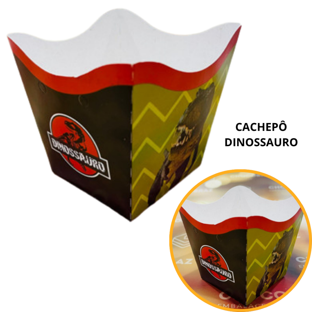 10~60 KIT CACHEPÔ FESTA DINOSSAURO 9X9X7CM VAZO DECORAÇÃO 87.10 ( NC TOYS CACHEPÔ ) em Oferta na Shopee