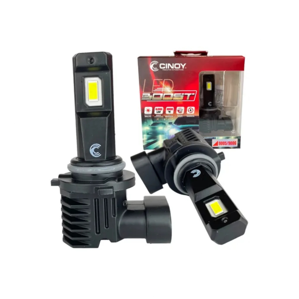 Par De Lampada Led Boost Cinoy Hb3 6000k 9005 9006 30w 12v em Oferta na Shopee