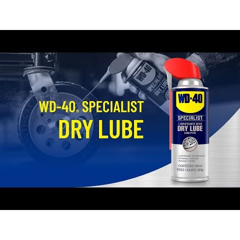 Óleo Lubrificante WD-40 Specialist Spray Dry Lube 400ml