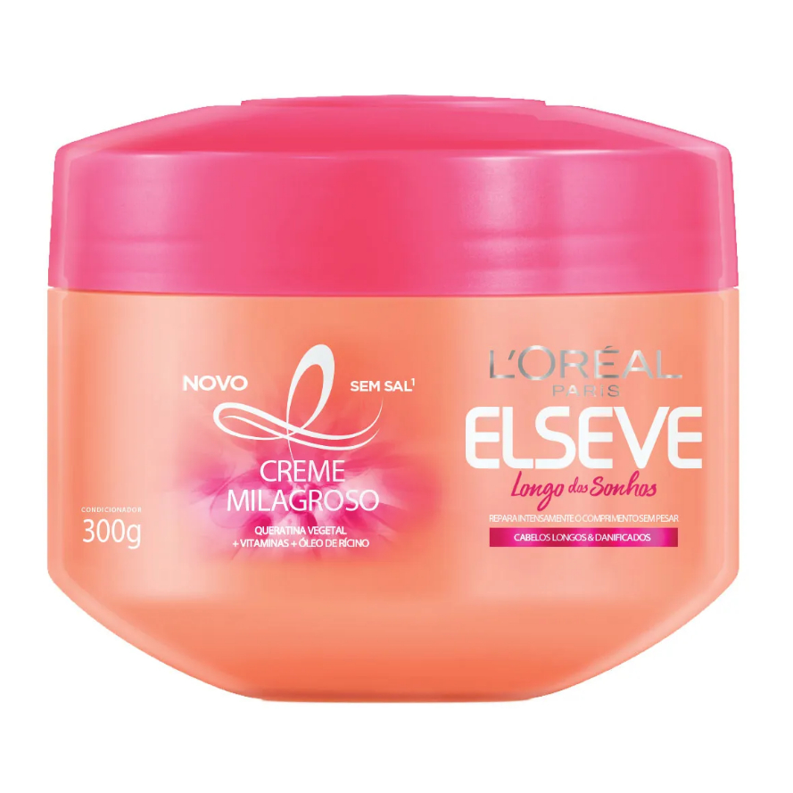 Creme De Tratamento L'Oréal Paris Elseve Longo Dos Sonhos, 300g