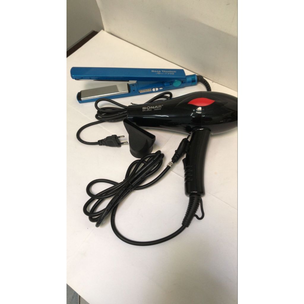 Secador Profissional Super Turbo 3000 Watts + Chapinha Cabelo