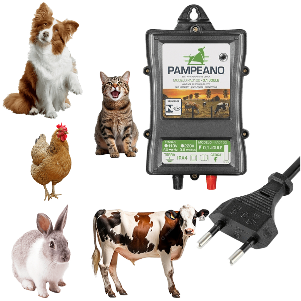 Eletrificador Cerca Eletrica Para Cães E Pequeno Animais em Oferta na Shopee