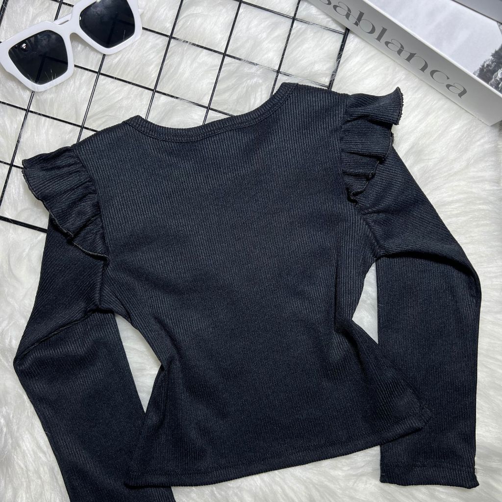 Blusa Infantil Manga Longa Princesa Outono Inverno Bloguerinha Fashion