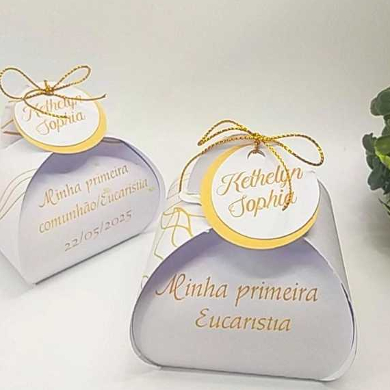 Kit de  lembrancinhas Personalizadas Porta Bombom-Primeira Comunhão- Porta doce- Caixinhas para Bombom-Lembrancinhas