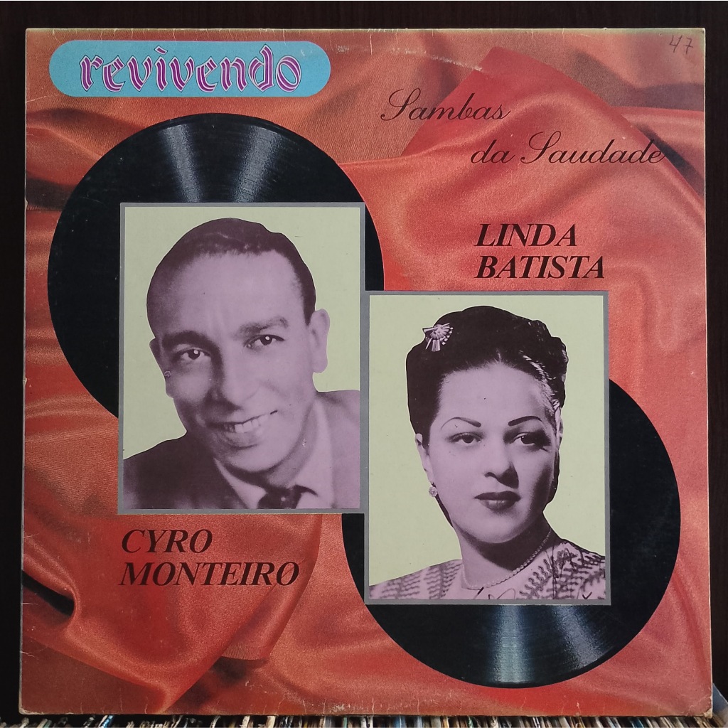 Vinil Lp -cyro Monteiro & Linda Batista - Revivendo - Sambas