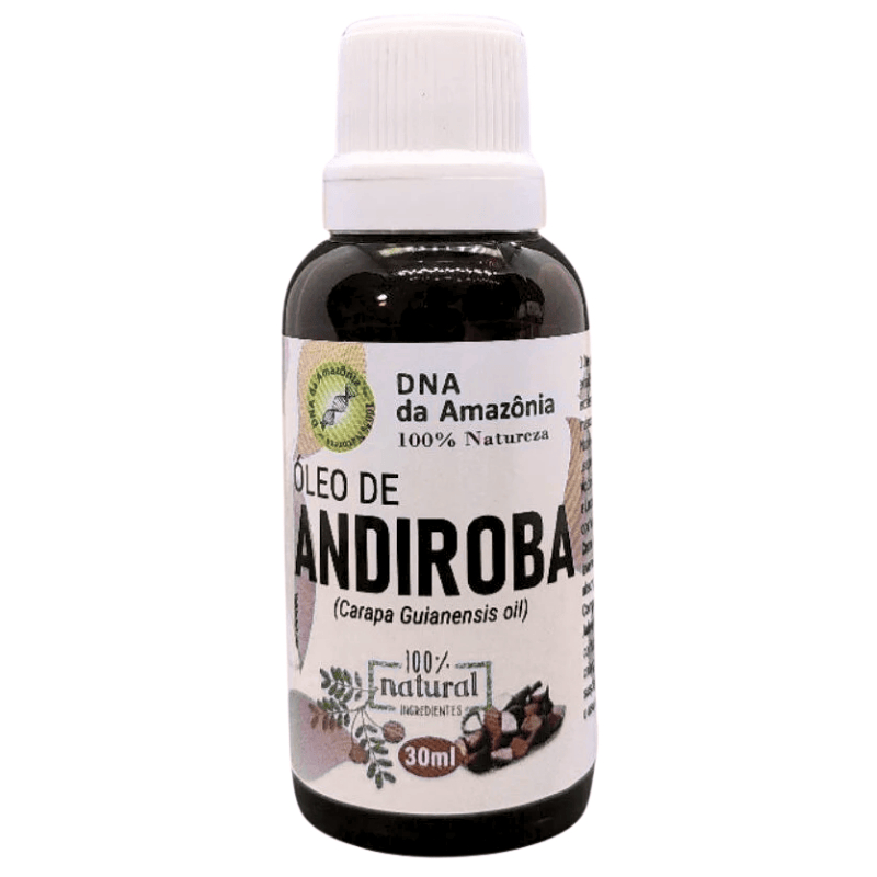 Óleo de Andiroba 30ml - DNA da Amazônia - 100% Natural - Carapa Guianensis oil.