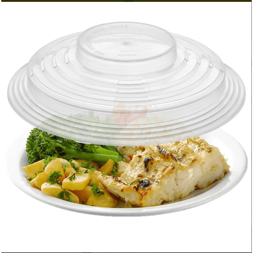 Tampa Protetora Alimentos Microondas Prato Comida Bpa Free