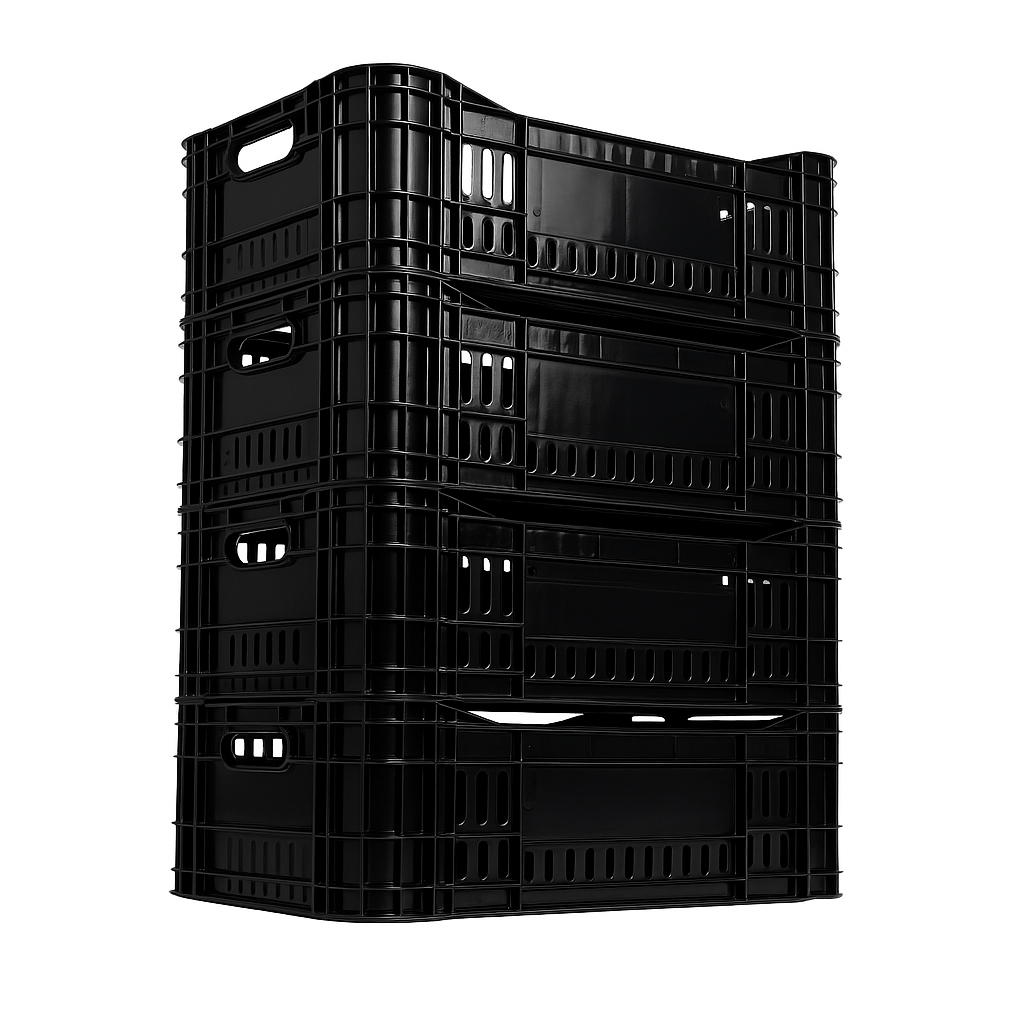 Caixas Plastica Hortifruti Vazada Empilhavel Mercado Frutas Organizacao em Oferta na Shopee