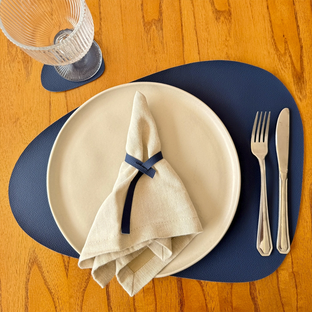 Kit de Jogo Americano Sousplat De Mesa em Sintético