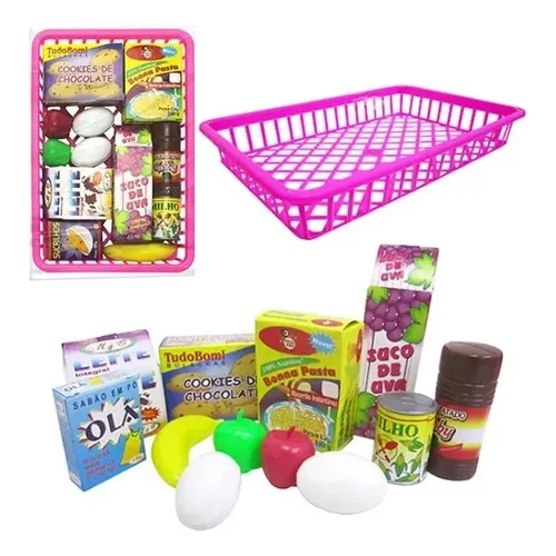 Kit Mini Mercado Brinquedo Infantil Educativo Barato