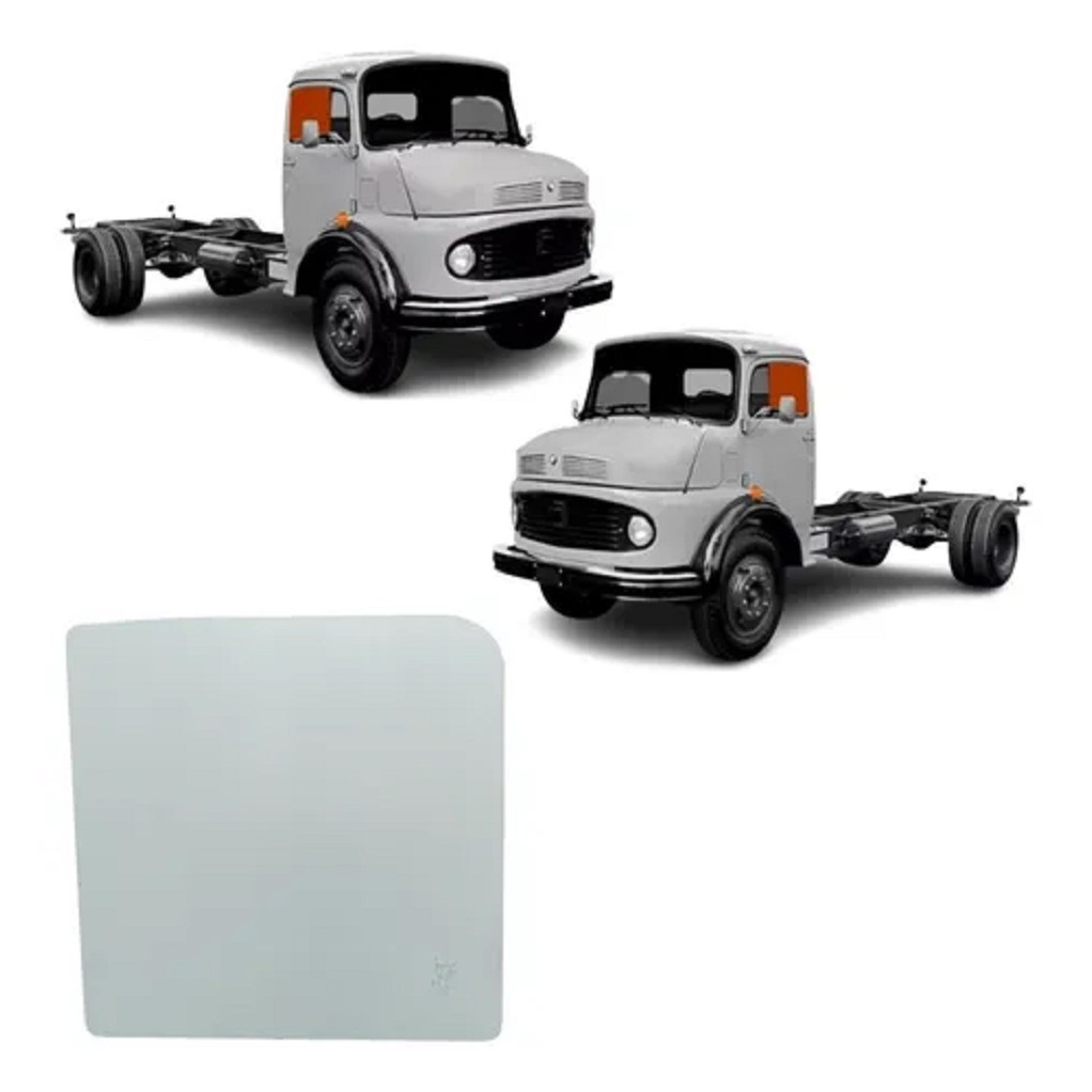 Vidro Porta Caminhão Mercedes Benz 1113/2213 1969 a 1988 - Antigo (MBC6510I) em Oferta na Shopee