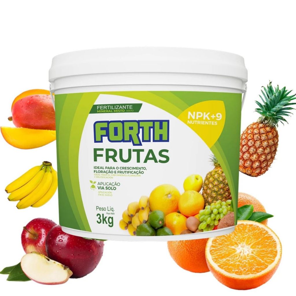 Adubo Fertilizante Forth Frutas 3kg- Floraçao e Frutificaçao em Oferta na Shopee