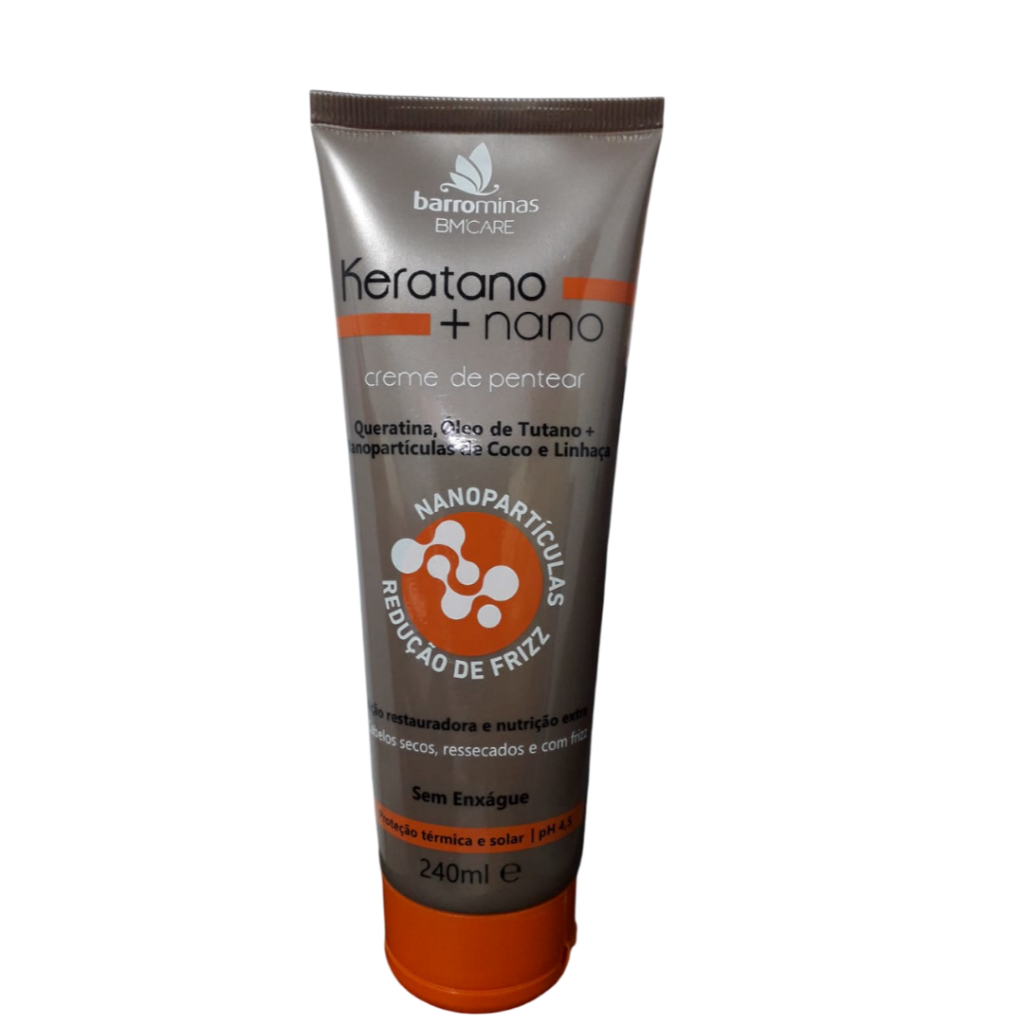 CREME DE PENTEAR KERATANO+NANO - BARRO MINAS 240ML
