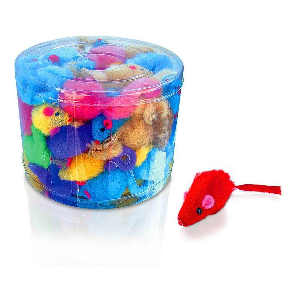 Brinquedo Ratinho Colorido de Pelúcia American Pets unidade em Oferta na Shopee