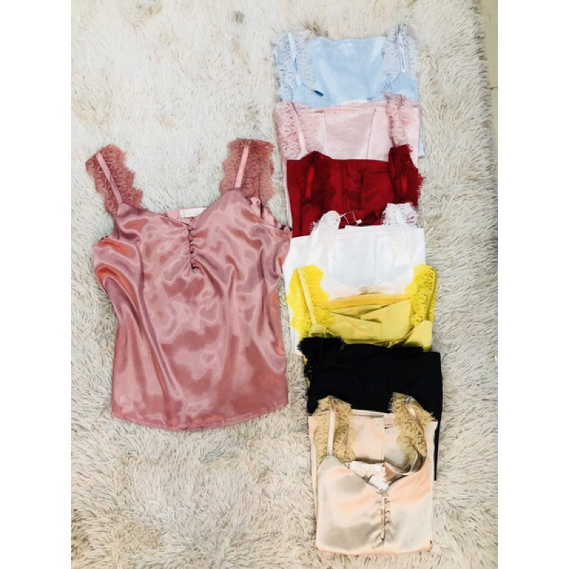 KL93665 REGATA FEMININA LISA DE CETIM DELICADA LANÇAMENTO em Oferta na Shopee