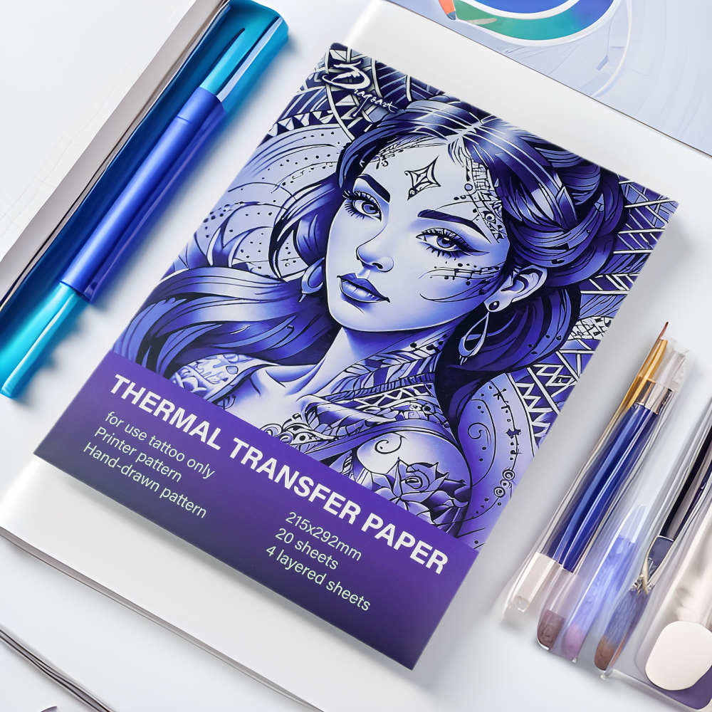 Papel Térmico com 20 Unidades para Decalque