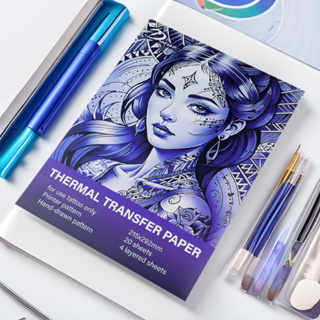 Papel Térmico para Decalque com 20 Folhas em Oferta na Shopee