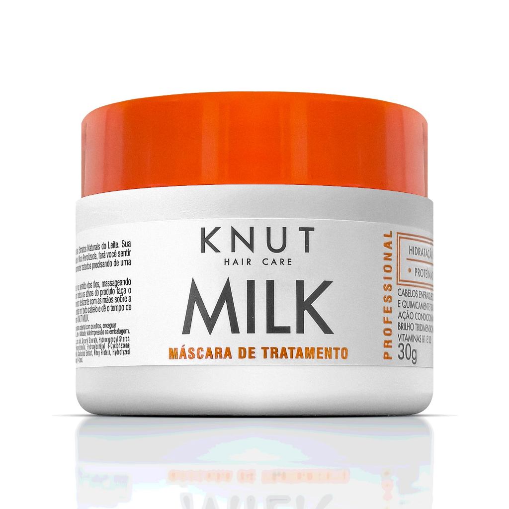 Mini Máscara Capilar Knut Milk 30g em Oferta na Shopee