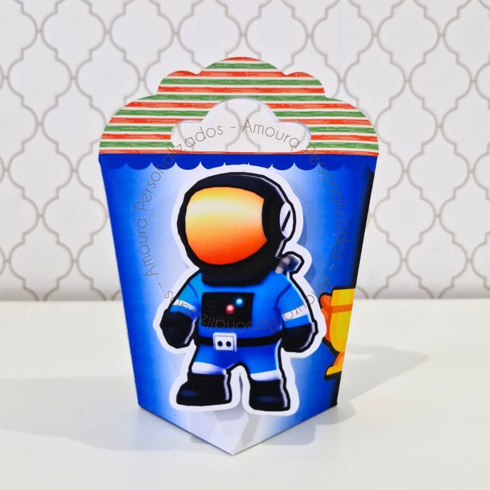 CAIXA TRIANGULOVE PERSONALIZADA PARA LEMBRANCINHAS STUMBLE GUYS| CAIXINHA GAMER INFANTIL ANIVERSARIO