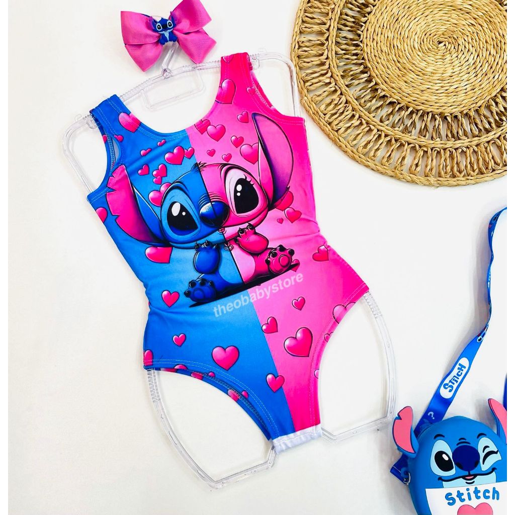 Body Infantil Personagens Menina Rosa Maiô Regatinha Festa Aniversário Fantasia Angel Temático Moda Praia Piscina