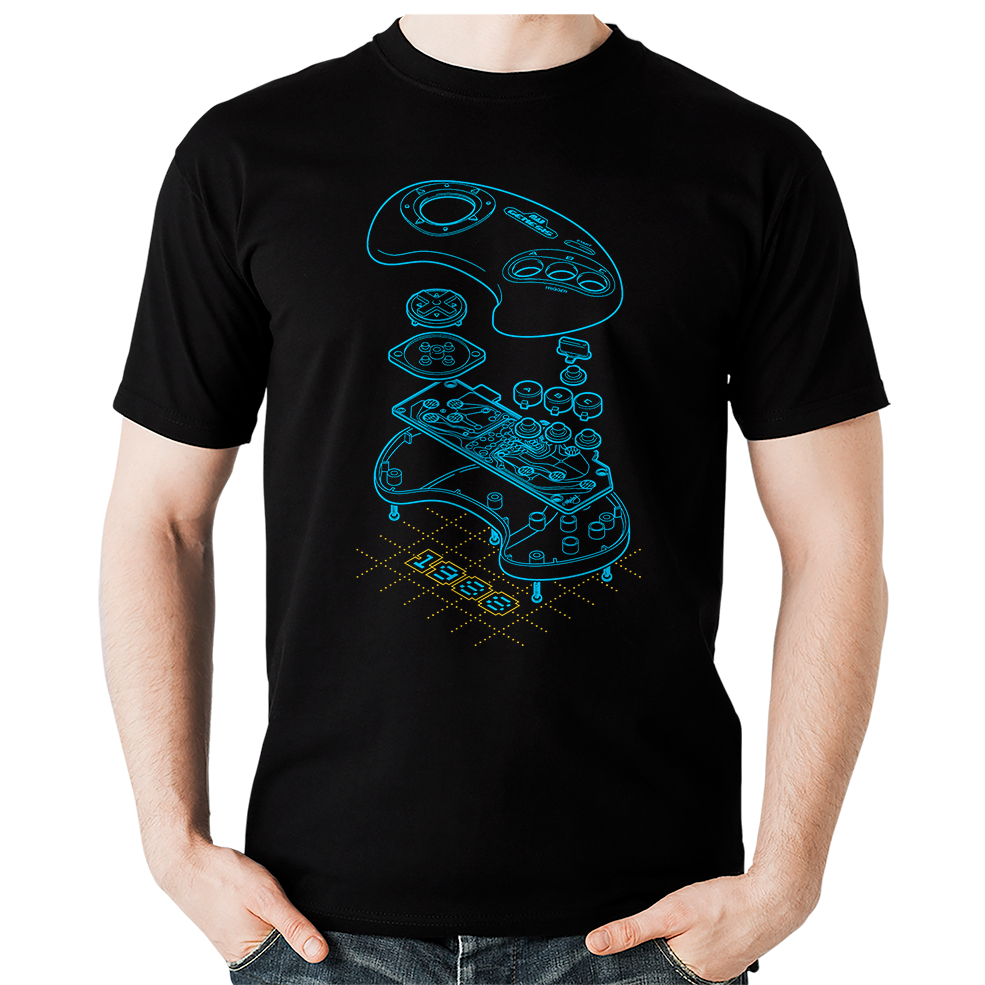 Camiseta Controle Mega Drive