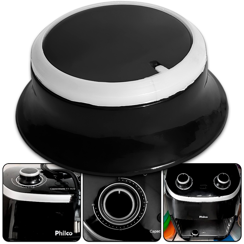Botão do Timer Original para Air Fryer Philco Oven Pfr2000p
