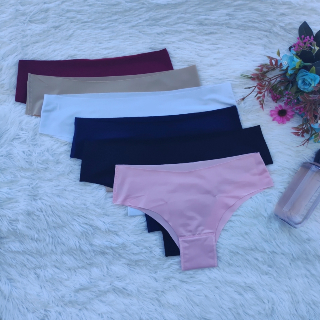 Kit 5 Calcinhas sem costura Corte Laser não marca super confortável em Oferta na Shopee