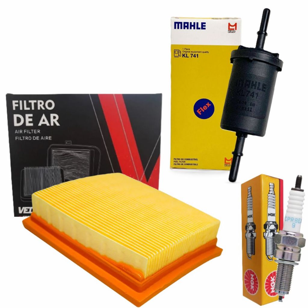 Kit de Filtros e Vela Cg 150 Titan Fan 2009 A 2013