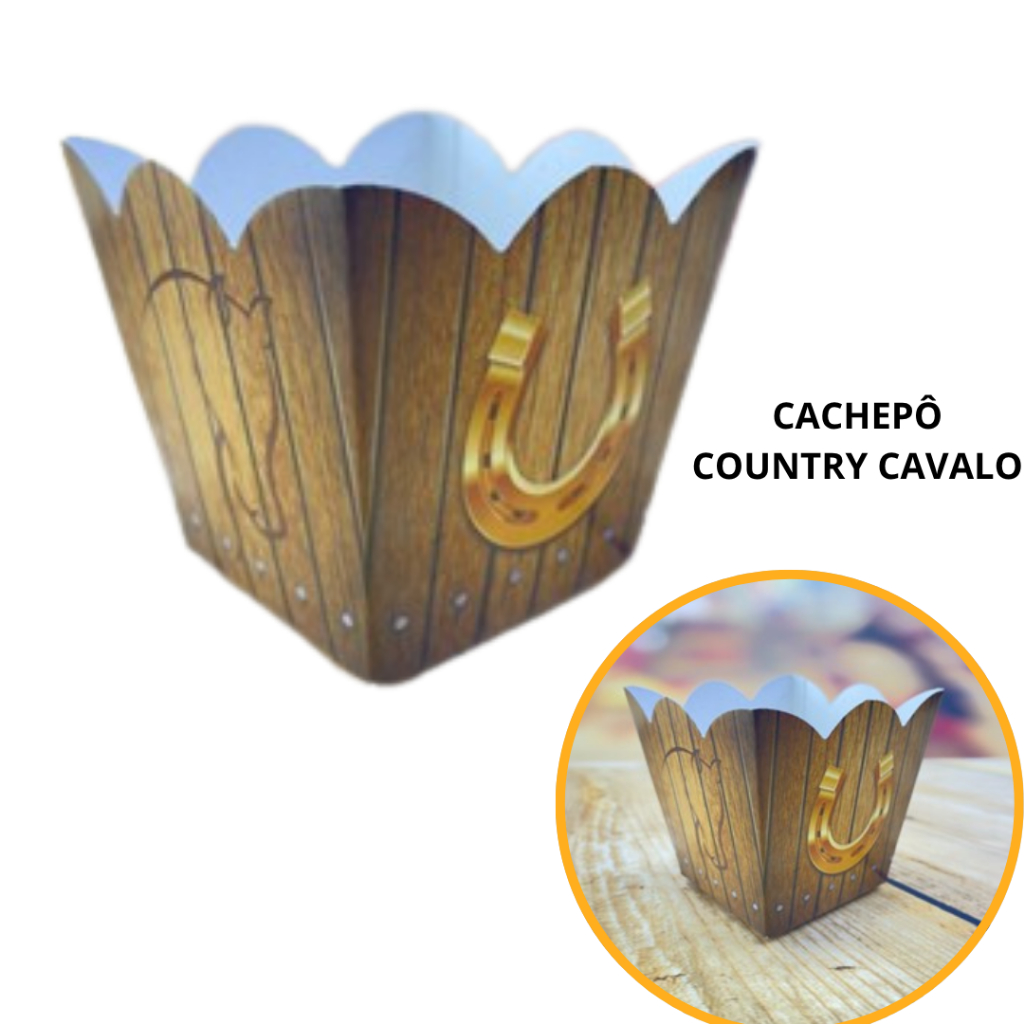 10~60 CACHEPÔ FESTA COUNTRY CAVALO BOIADEIRA 8,5X8,5X7,8 CM em Oferta na Shopee
