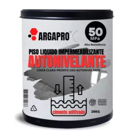 Kit Piso Liquido Impermeabilizante Autonivelante Lages 20k Argapro